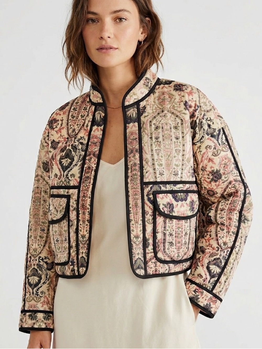 7 For All Mankind Patchwork Jacket NWT